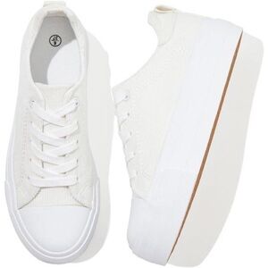 Women's Platform Sneakers Corduroy White Sneakers Shoes for Women new